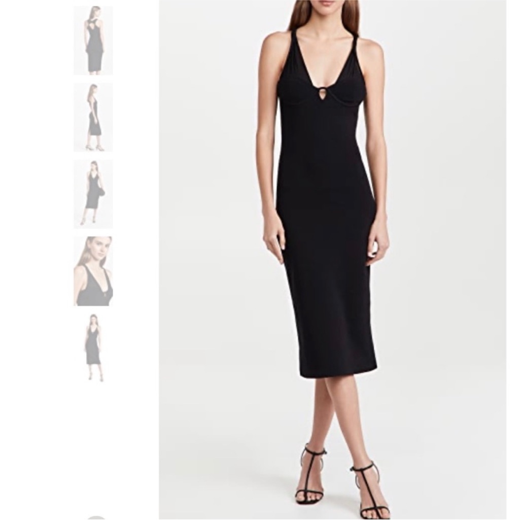 Dion Lee Cotton Twist Tube Corset Dress
